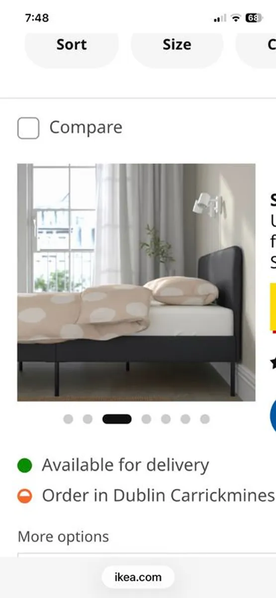 New double bed plus mattress - Image 2