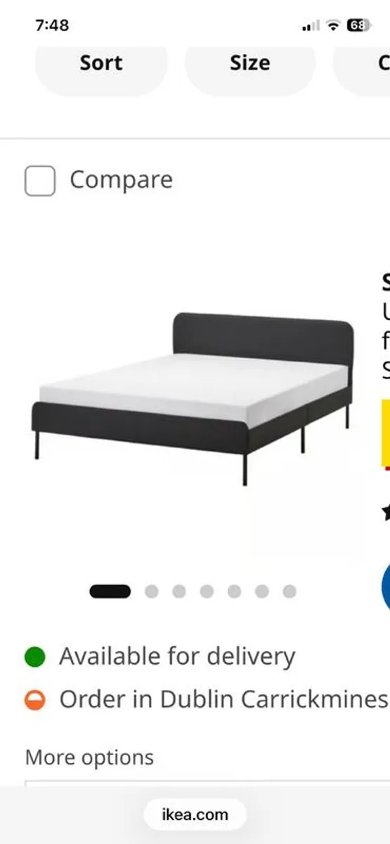 New double bed plus mattress - Image 3