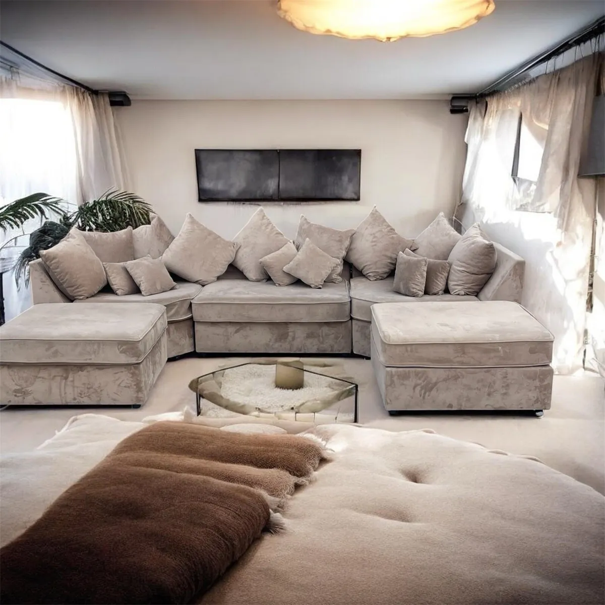 Luxury U shaped sofa - Image 1