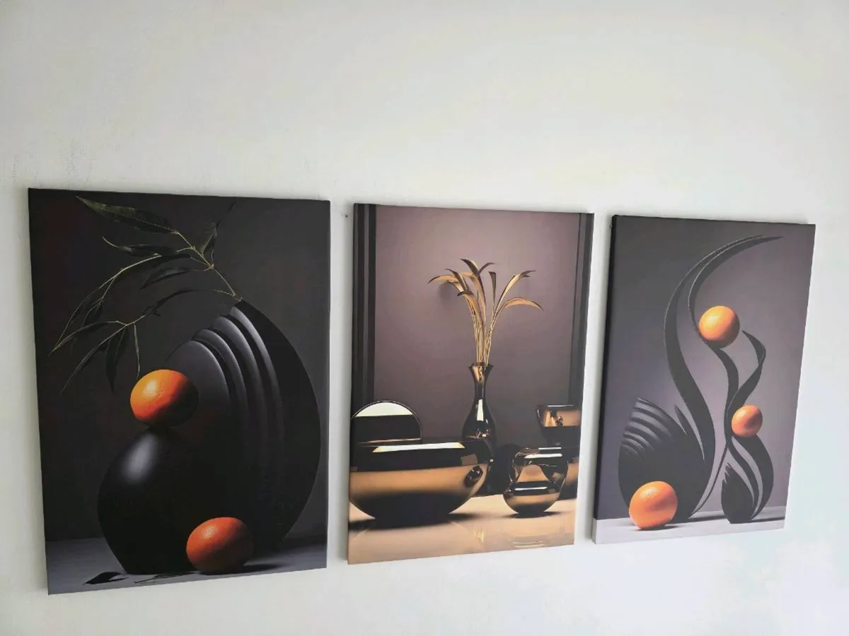 3 large canvas 46x66cm each - Image 2