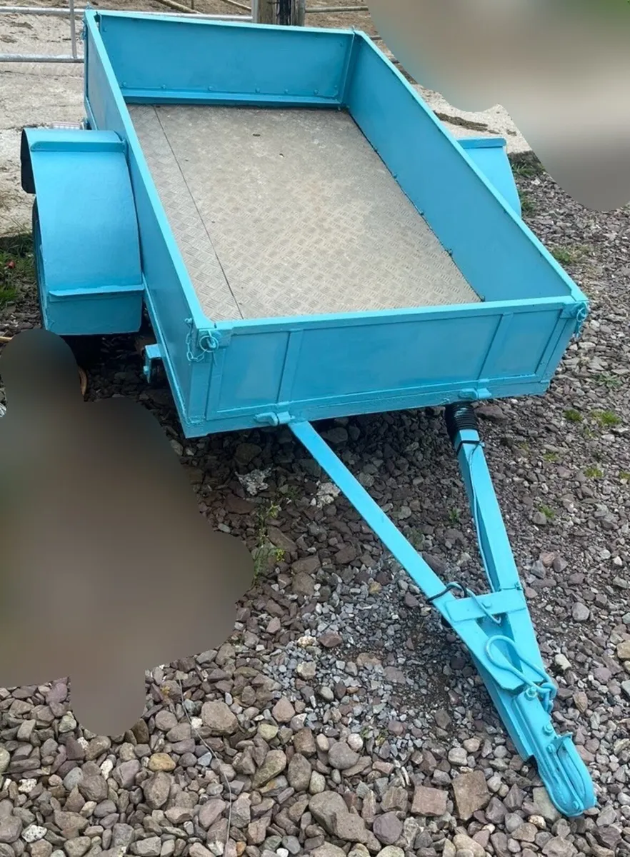 2 x Single axle trailers - Image 4