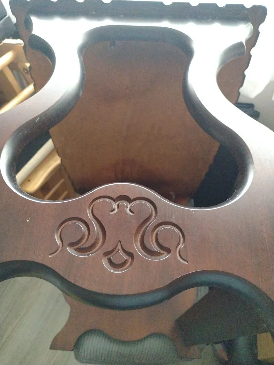 Antique mahogany coffee table - Image 4