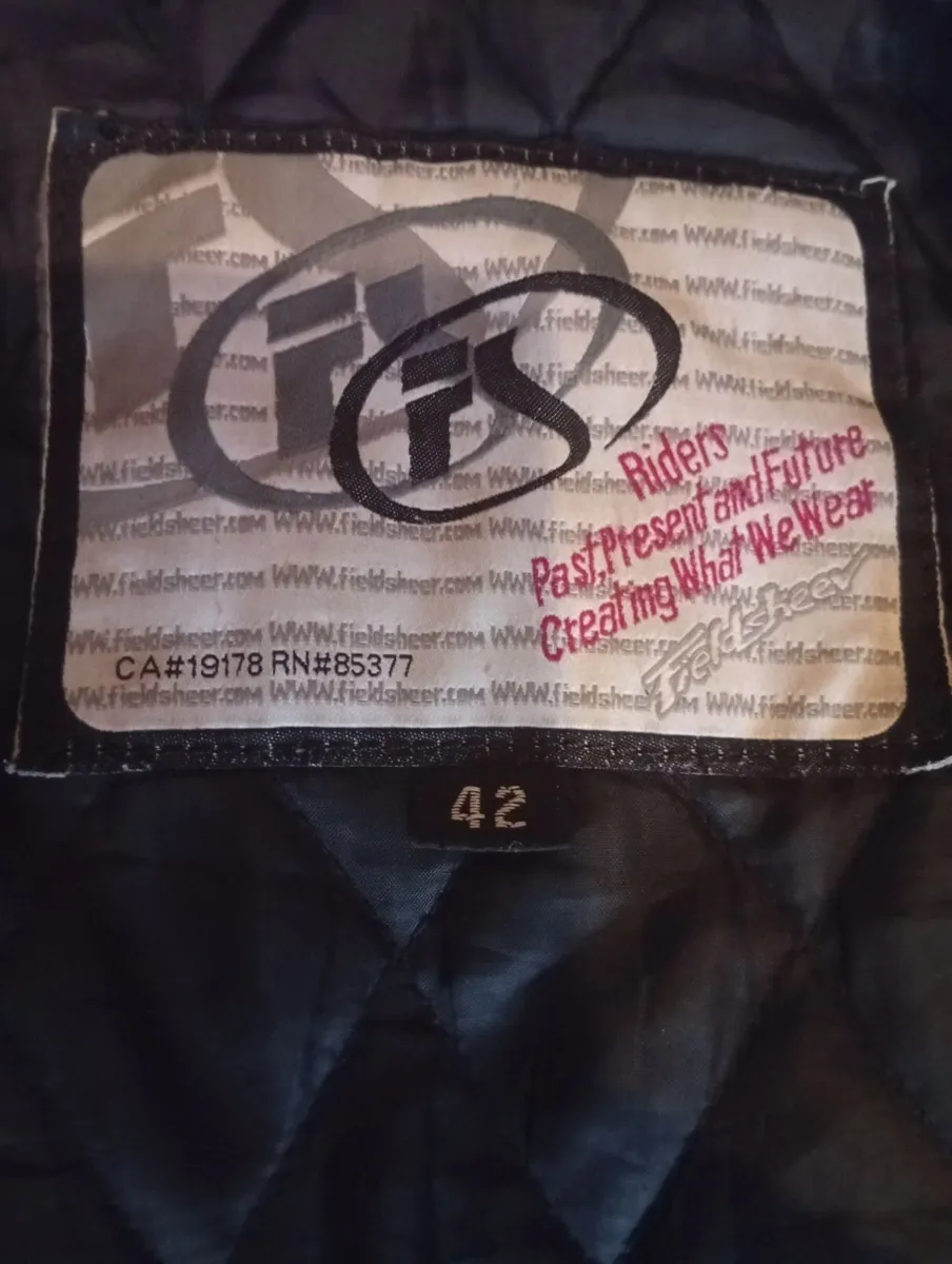 Original USA Leather moto suit FIELDSHEER - Image 3