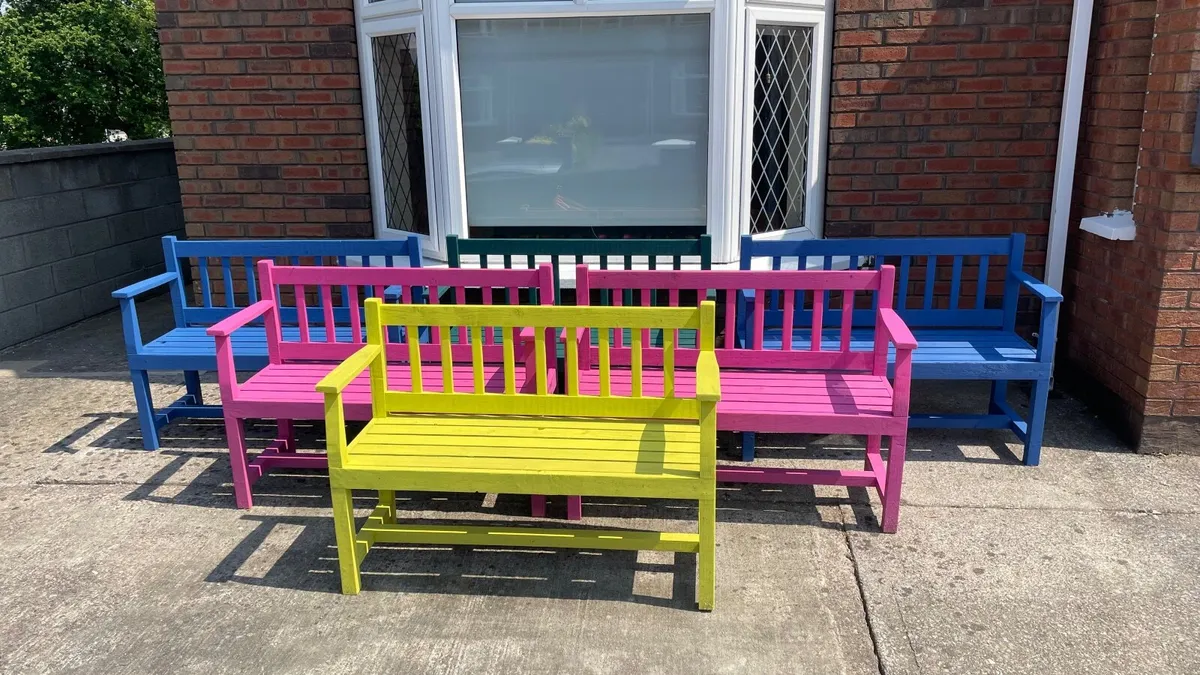 Handmade Garden Benches - Image 1