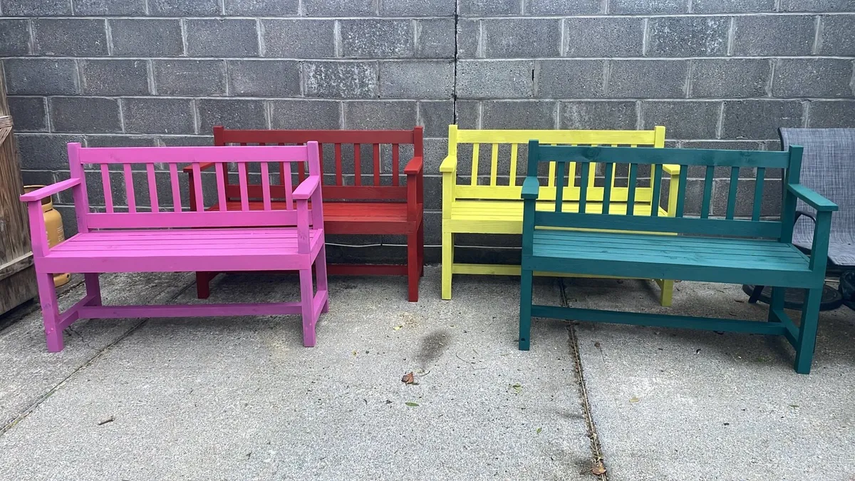 Handmade Garden Benches - Image 3