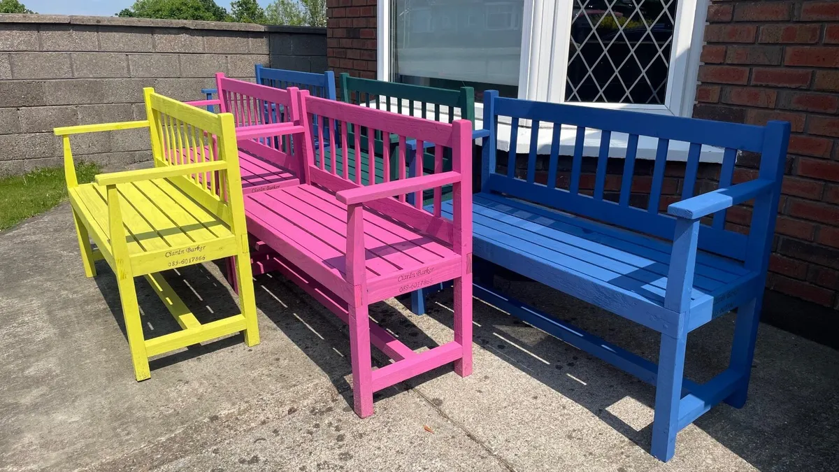Handmade Garden Benches - Image 2