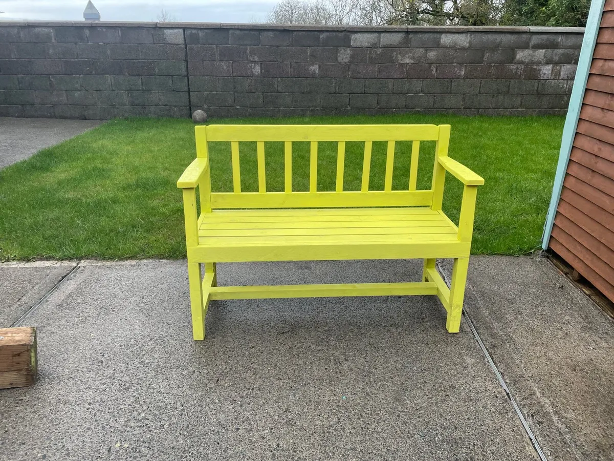 Handmade Garden Benches - Image 4