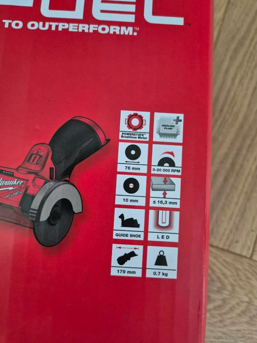 Milwaukee M12FCOT Fuel Cut Off Tool Body - Image 2