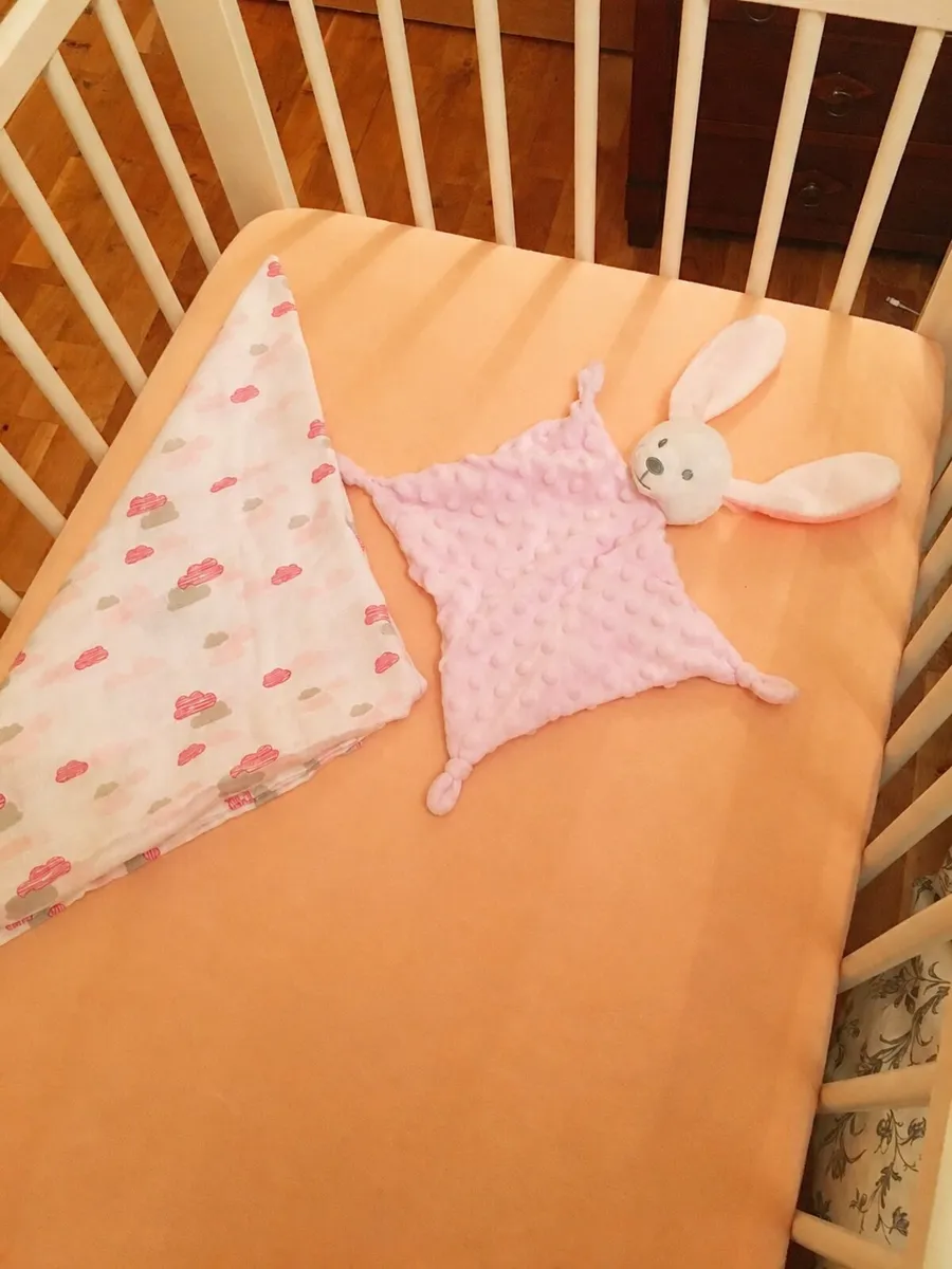 Baby Cot with mattress & mattress protector - Image 1