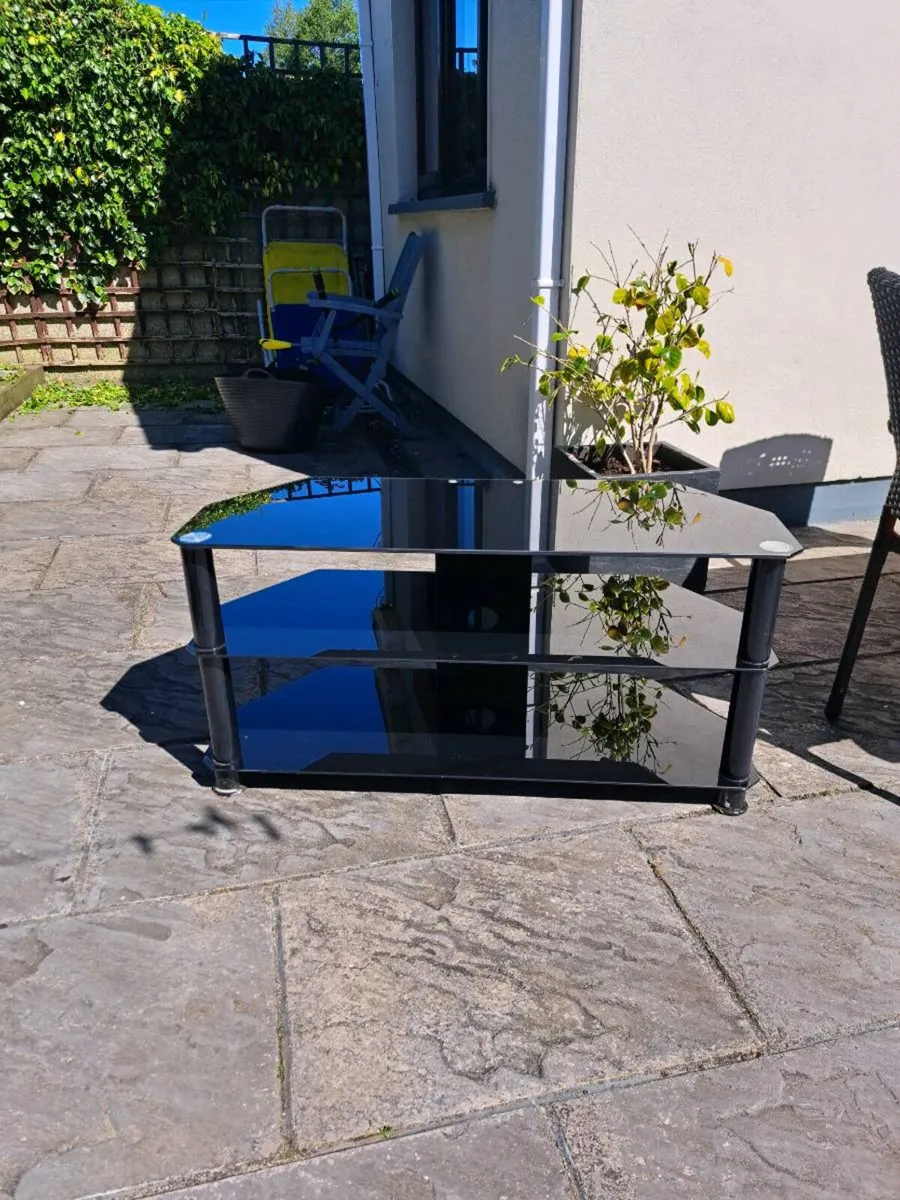 Glass TV Stand
