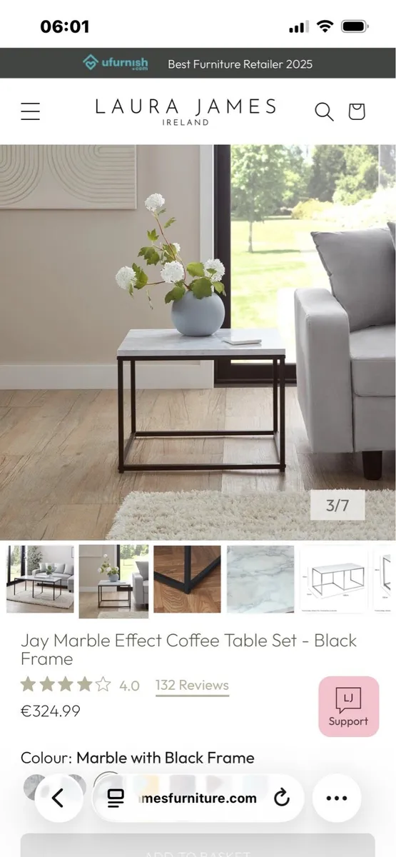 Coffee table and side table set - Image 4