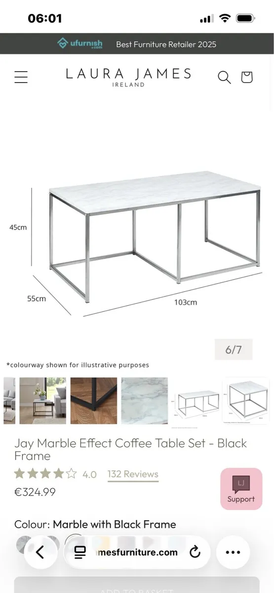 Coffee table and side table set - Image 2