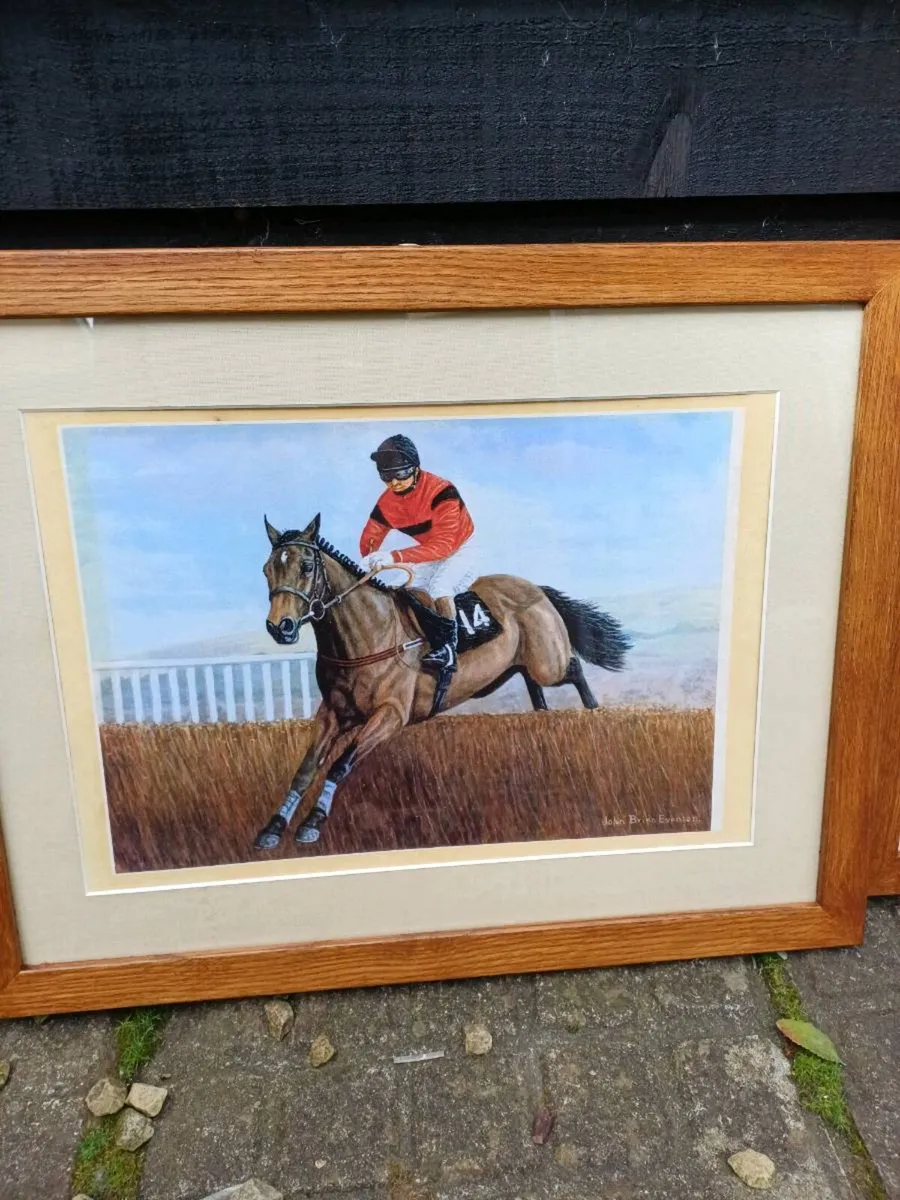 Vintage Equestrian Signed Pictures - Image 4