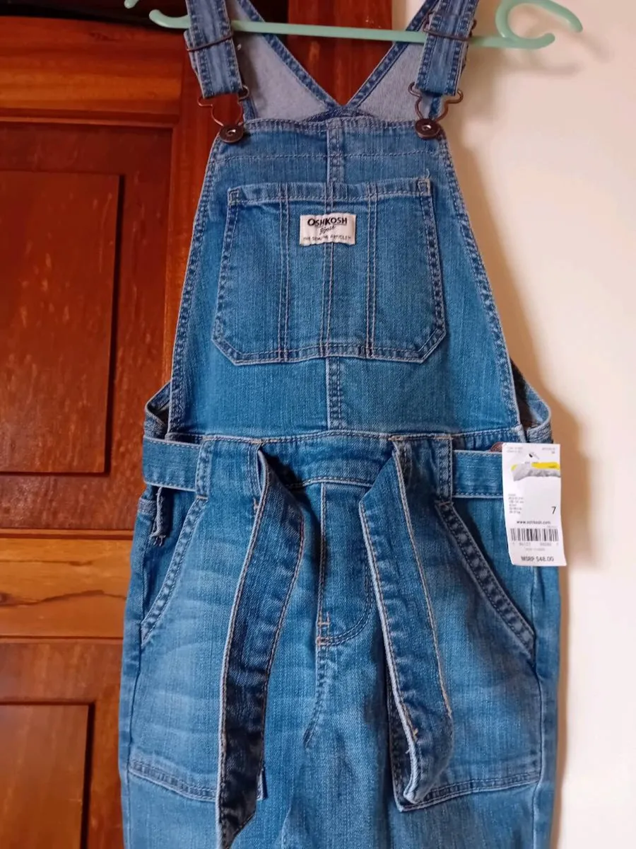 Childs Denim Dungarees - Image 3
