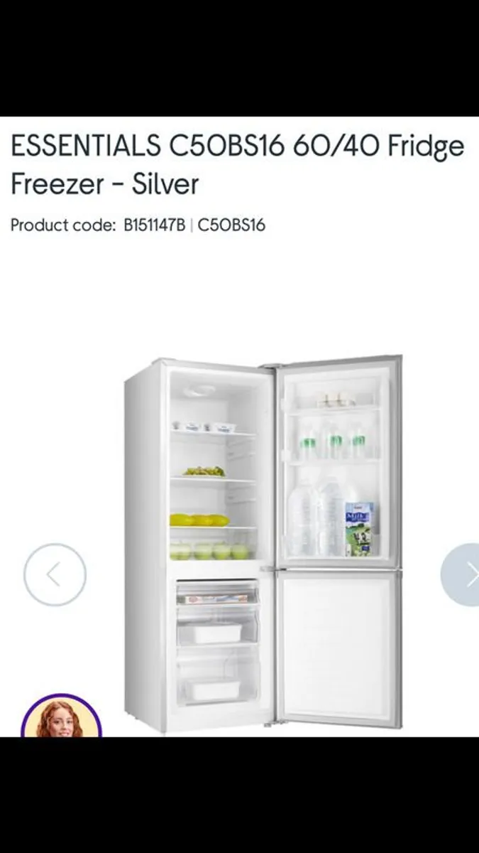 COLLECTION ONLY.    2nd hand fridge freezer - Image 3