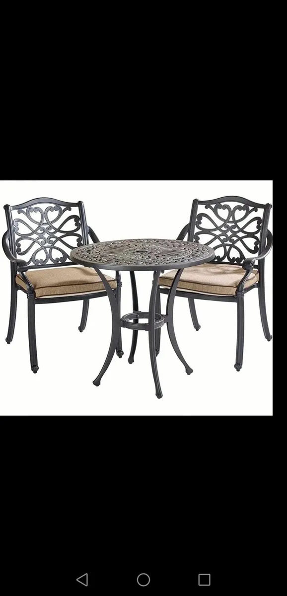 Brand New Cast Aluminium Bistro Set