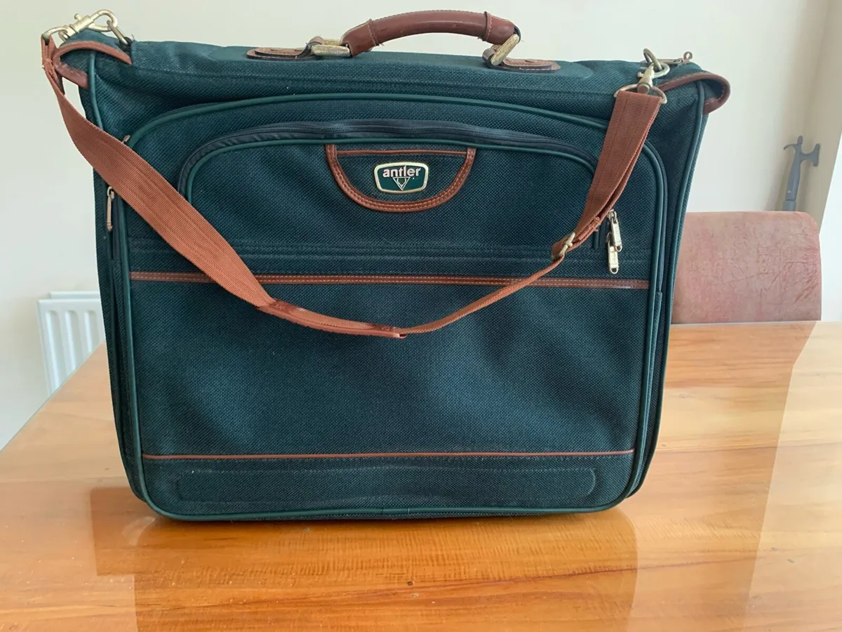 Vintage Antler Suit Carrier / Garment Travel Bag - Image 1