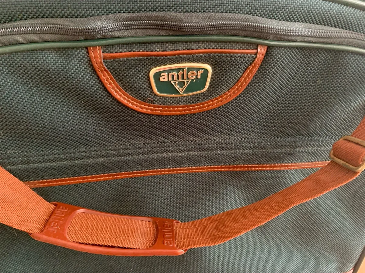 Vintage Antler Suit Carrier / Garment Travel Bag - Image 2