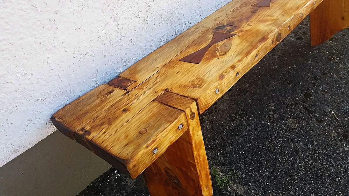 Rustic Floating Mantle / Shelf storage / display - Image 2