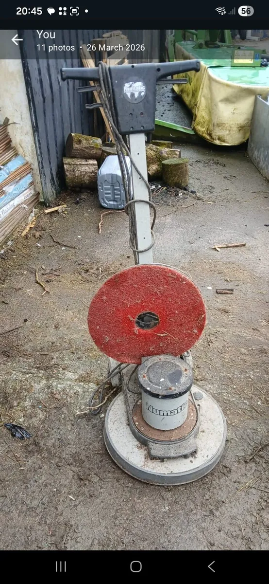 Floor cleaner/polisher