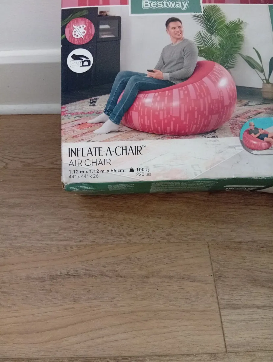 Brand New inflatable Air Seat Chair Float - Image 4