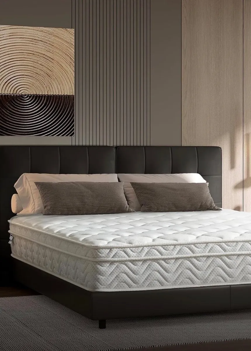 Small Double Mattress, 10.3 Inch Hybrid Mattress 4 - Image 2