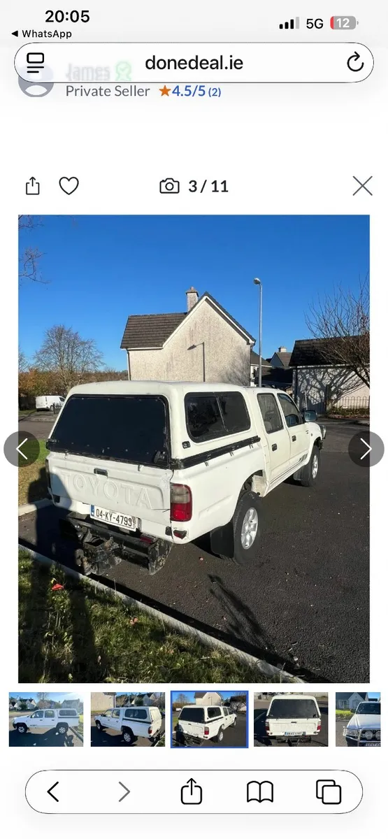 Toyota Hilux 2004 - Image 2
