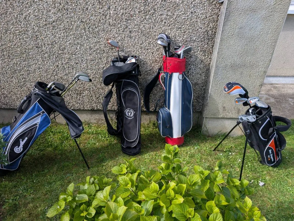 Junior Golf clubs sets first come first served - Image 1