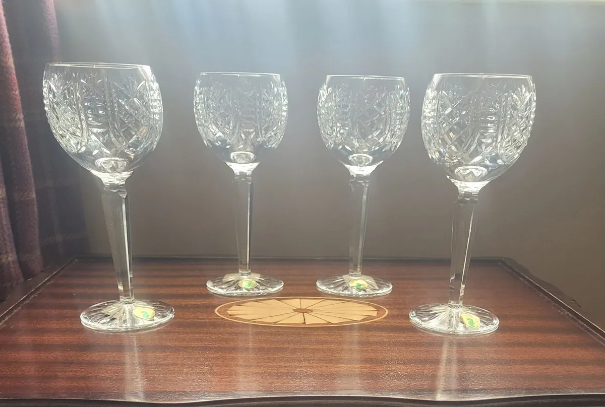 Waterford Crystal Tall Glasses x 4 - Image 1