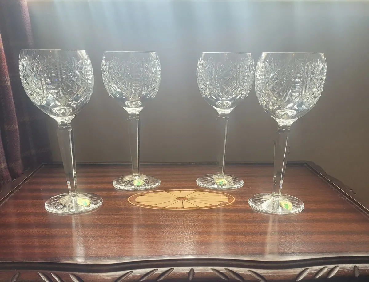 Waterford Crystal Tall Glasses x 4 - Image 2