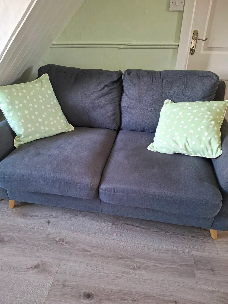 2 x 2 seater sofas.
