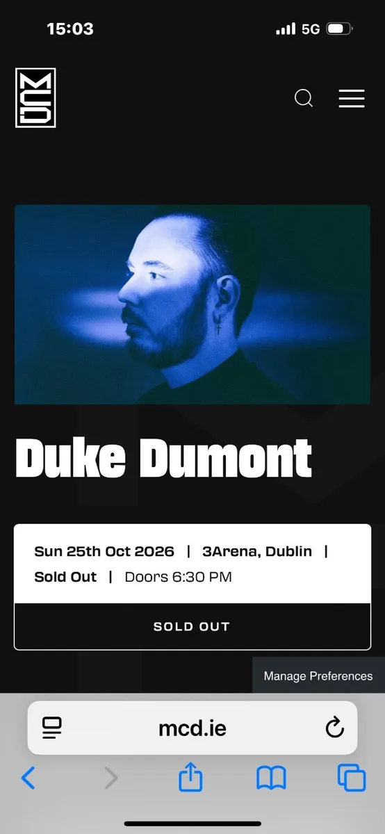 Duke Dumpnt /December10 tickets/Hilray Duff - Image 1