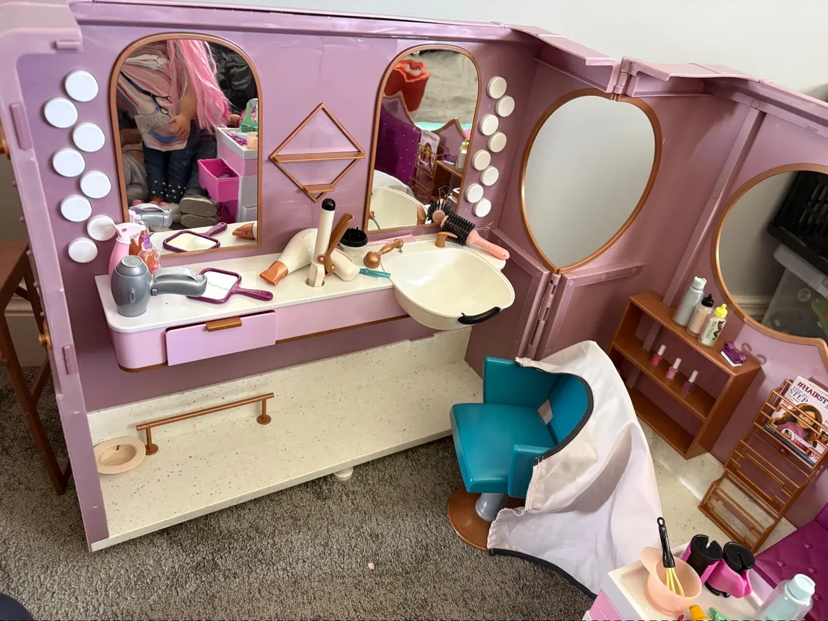 Our Generation Hair Salon plus OG Doll - Image 1