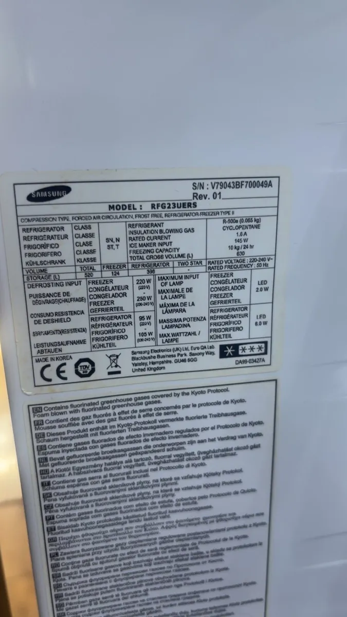 Samsung RFG23UERS Fridge / Freezer - Image 4