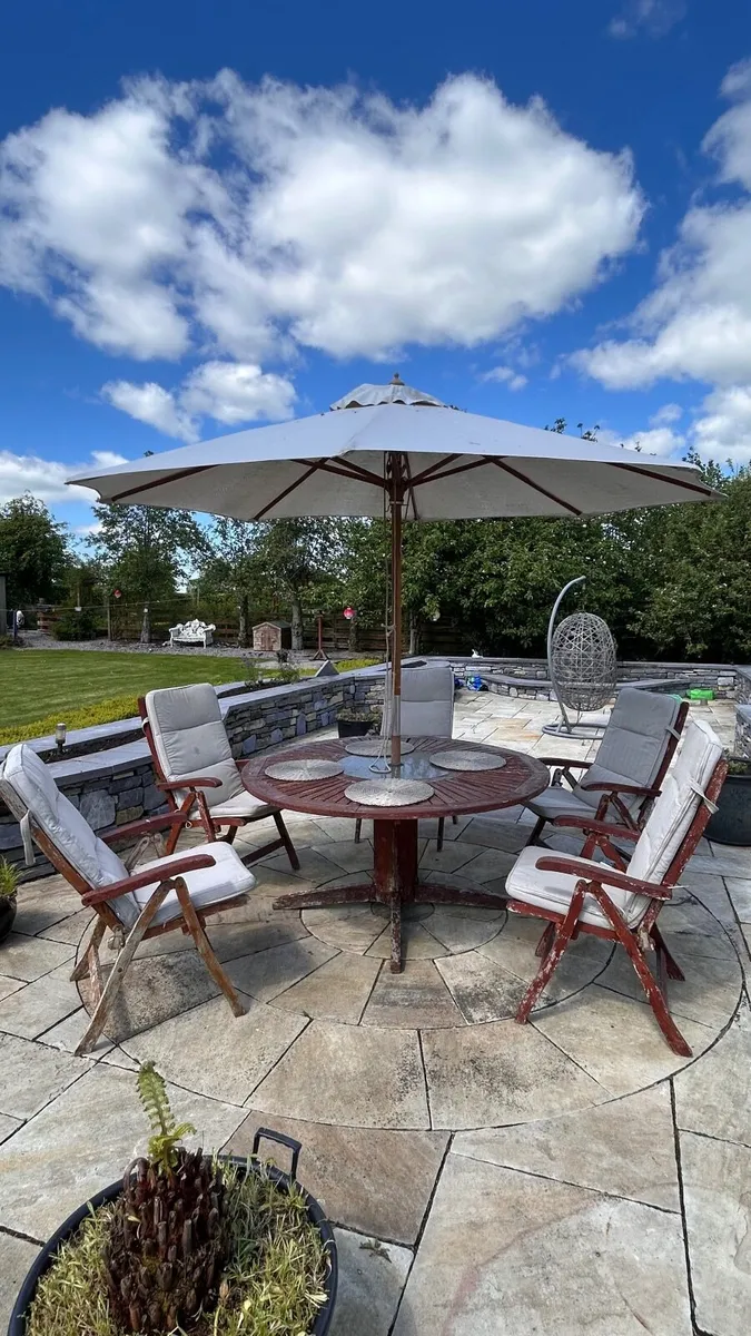 Garden Table and Chairs - Image 1