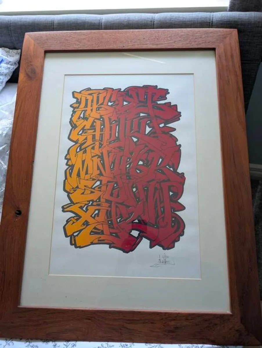 Inkie Signed Limited Edition Print - "Alphabet" - - Image 1