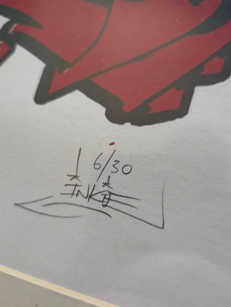 Inkie Signed Limited Edition Print - "Alphabet" - - Image 2