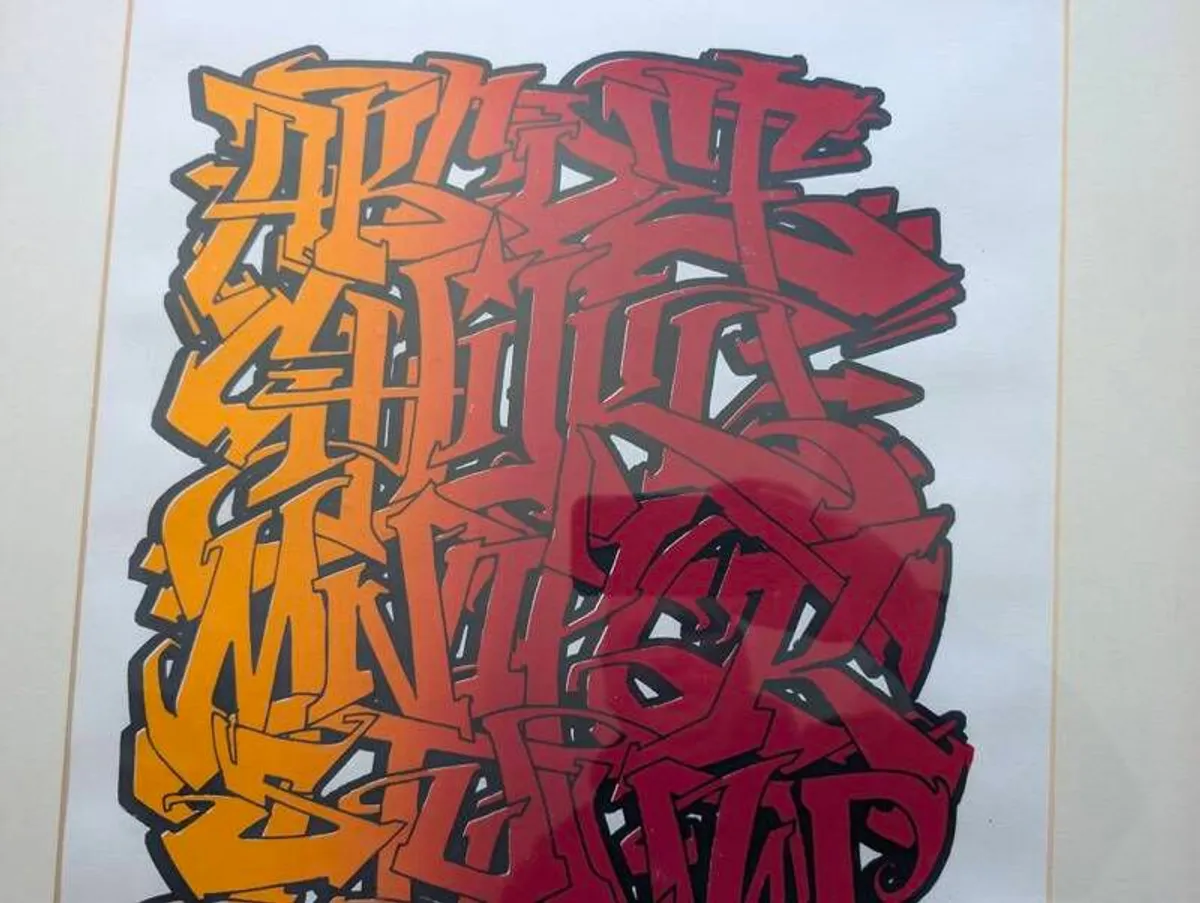 Inkie Signed Limited Edition Print - "Alphabet" - - Image 4