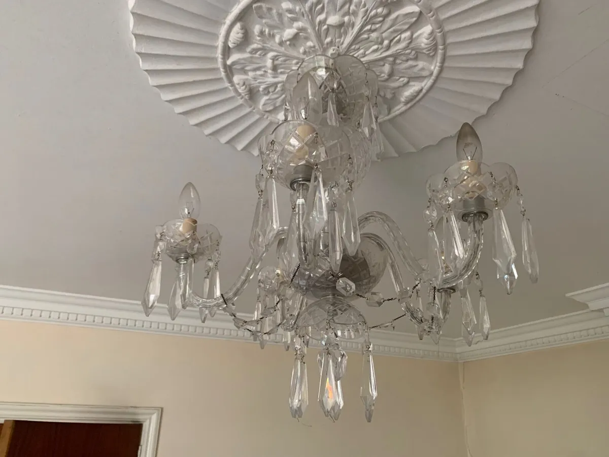 Waterford crystal chandeliers x3 - Image 2