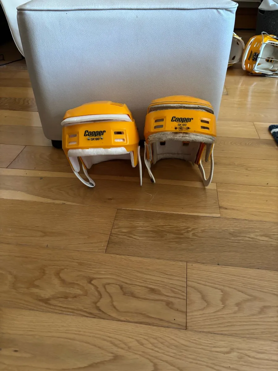 Two yellow oldstyle coopers - Image 1
