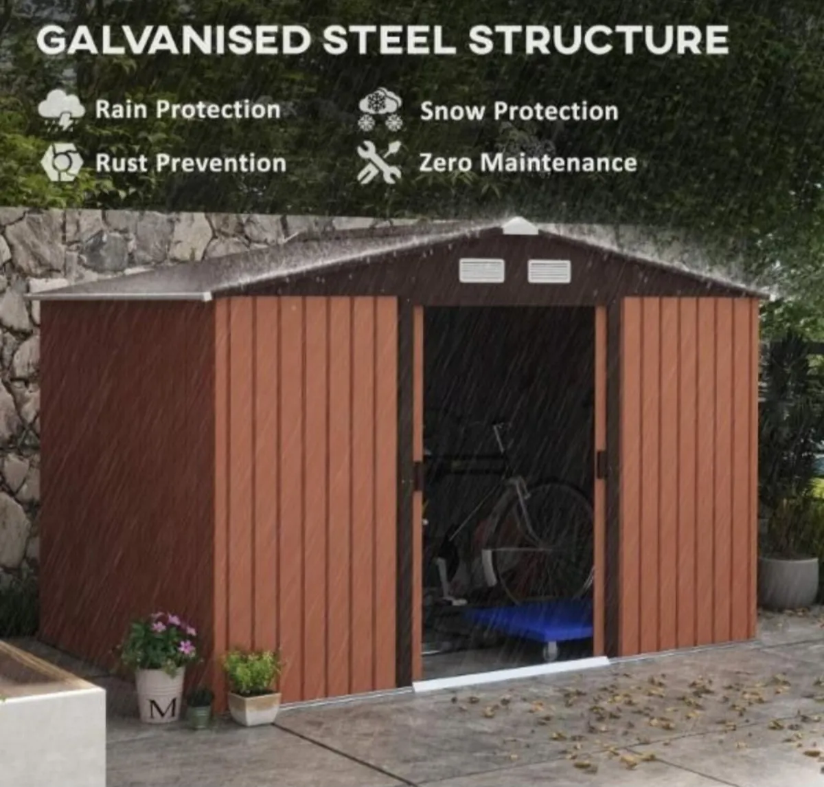Garden Shed Size 6ftx9ft €495 - Image 1