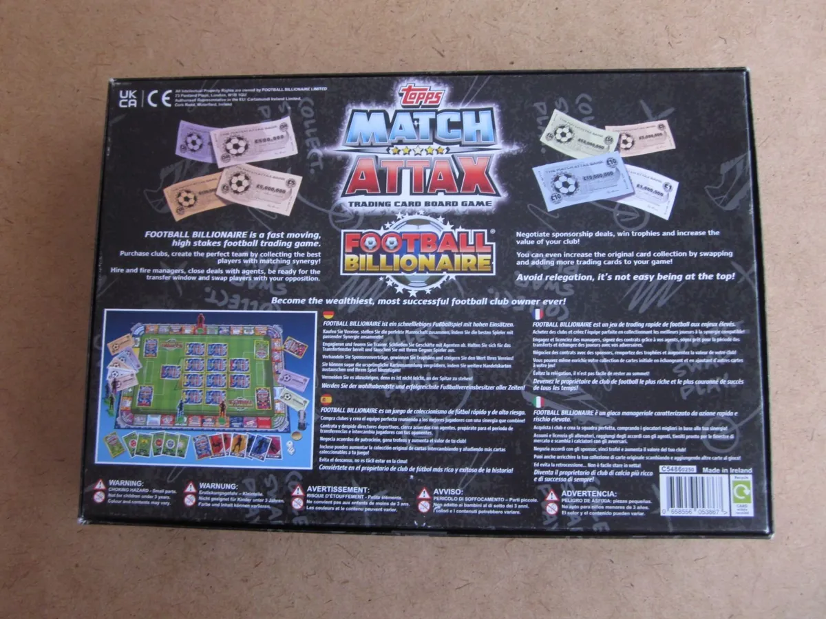 Match Attax Football Billionaire Trading Card Game - Image 3