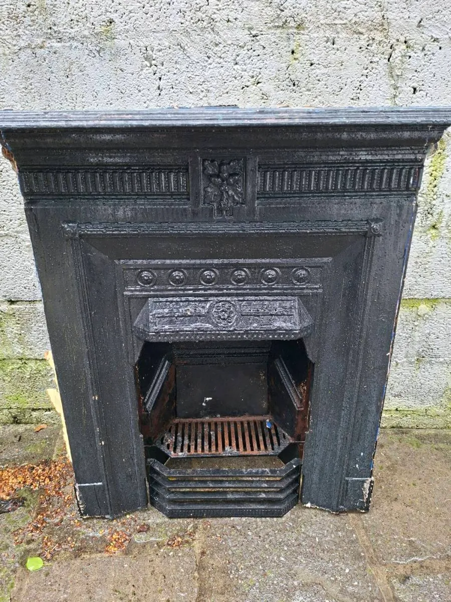Fireplace surround and grate - Image 1