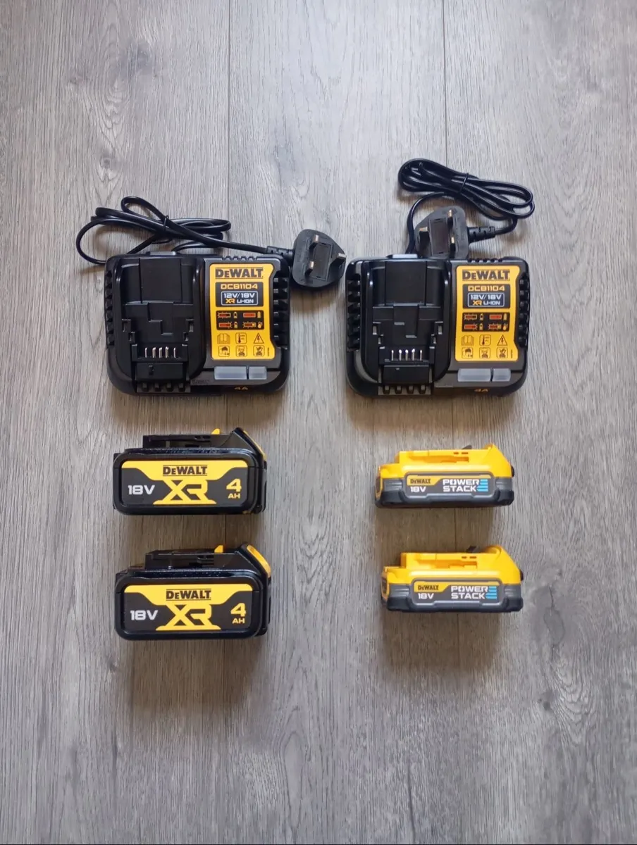 DeWalt Batteries and Chargers (New)