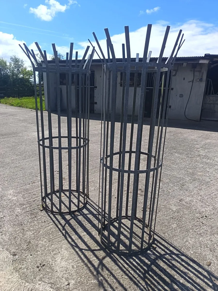 Galvanised steel tree guards - Image 1
