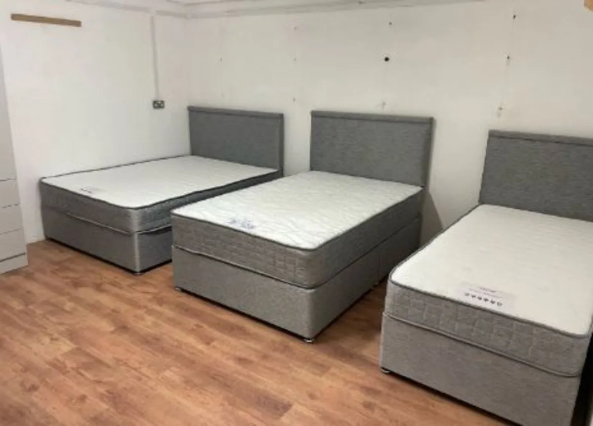 New Beds Memory Foam Mattress base headboard deliv - Image 2