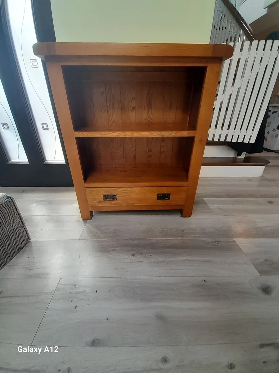 Kingston solid oak bookcase ON HOLD - Image 1