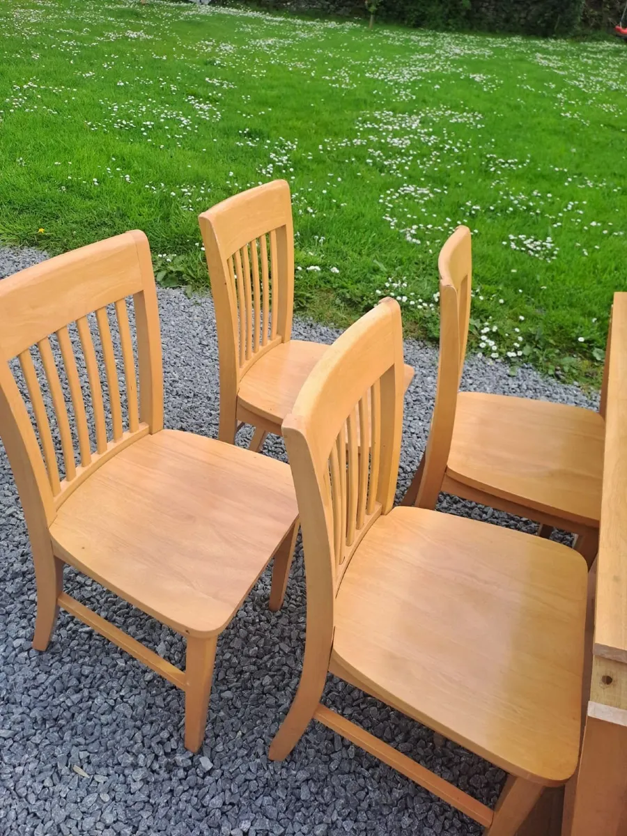 Dining table and chairs - Image 4