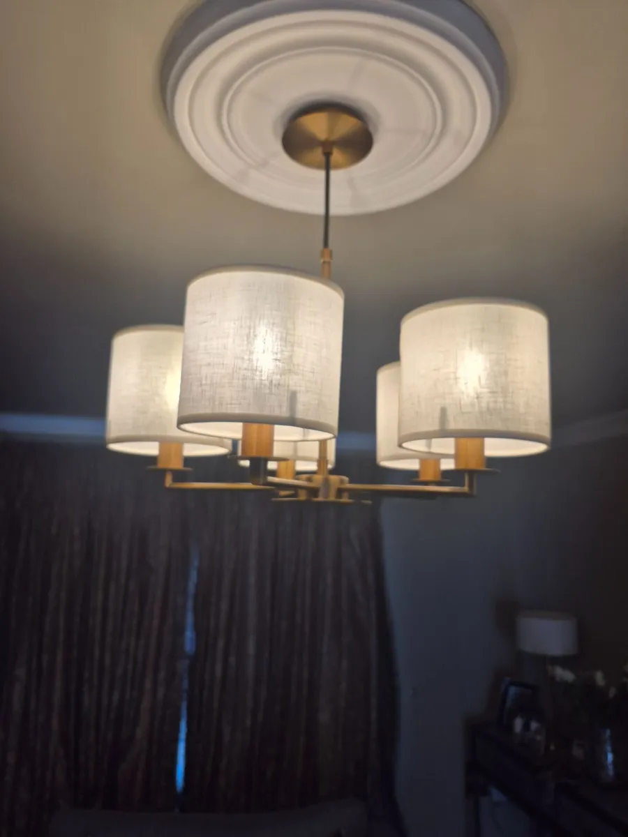 5 arm ceiling light - Image 2