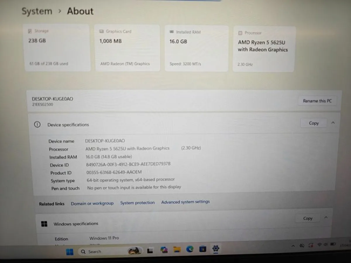 Lenovo Thinkpad E15 gen4 Laptop | AMD Ryzen 5 | - Image 3